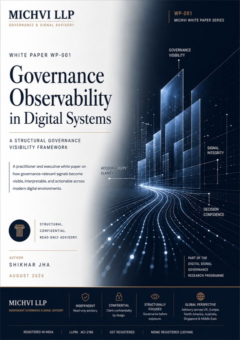 Cover of WP-001: Governance Observability in Digital Systems